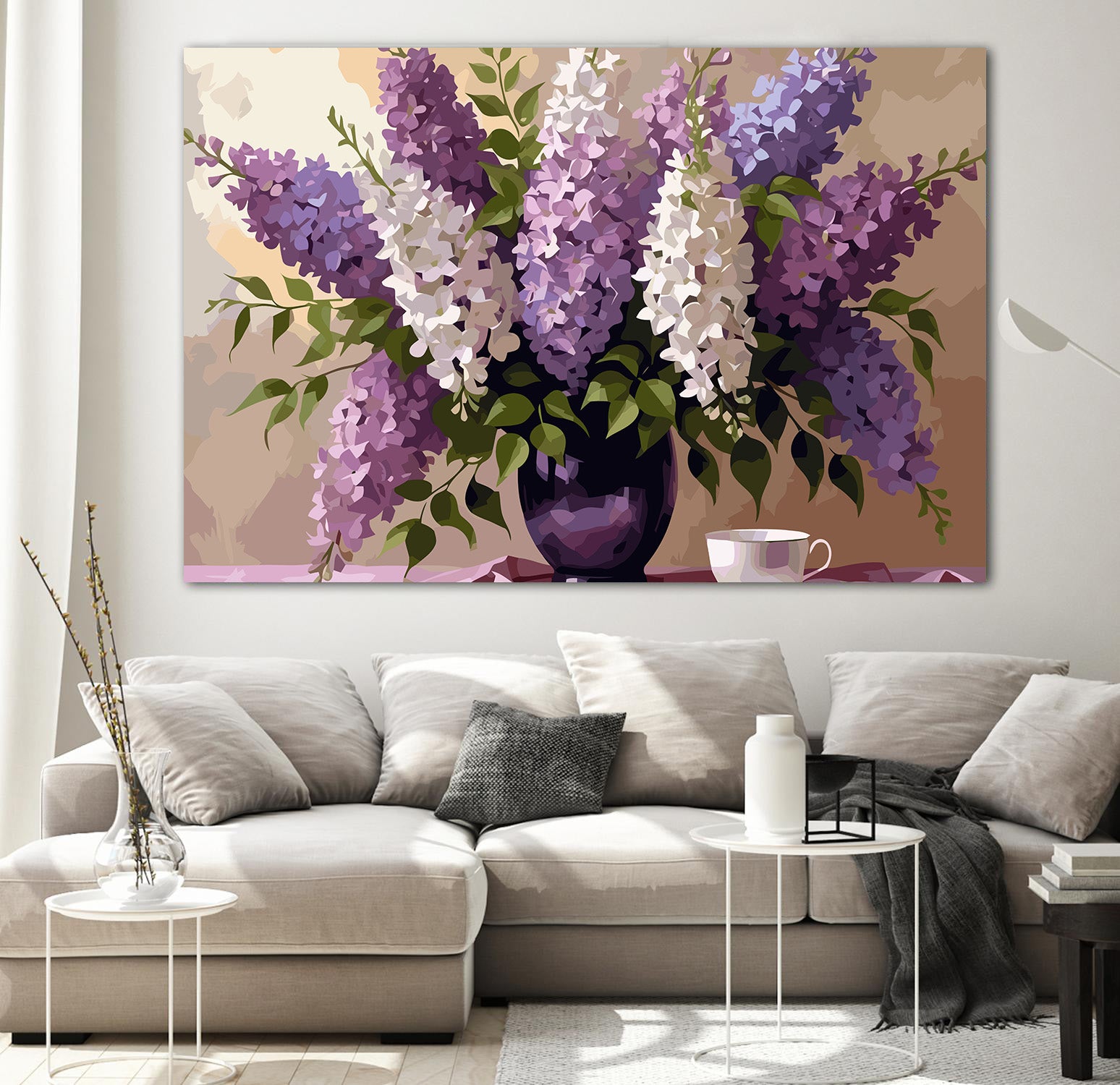 Set Pictură pe numere – Șoapte de liliac 6804