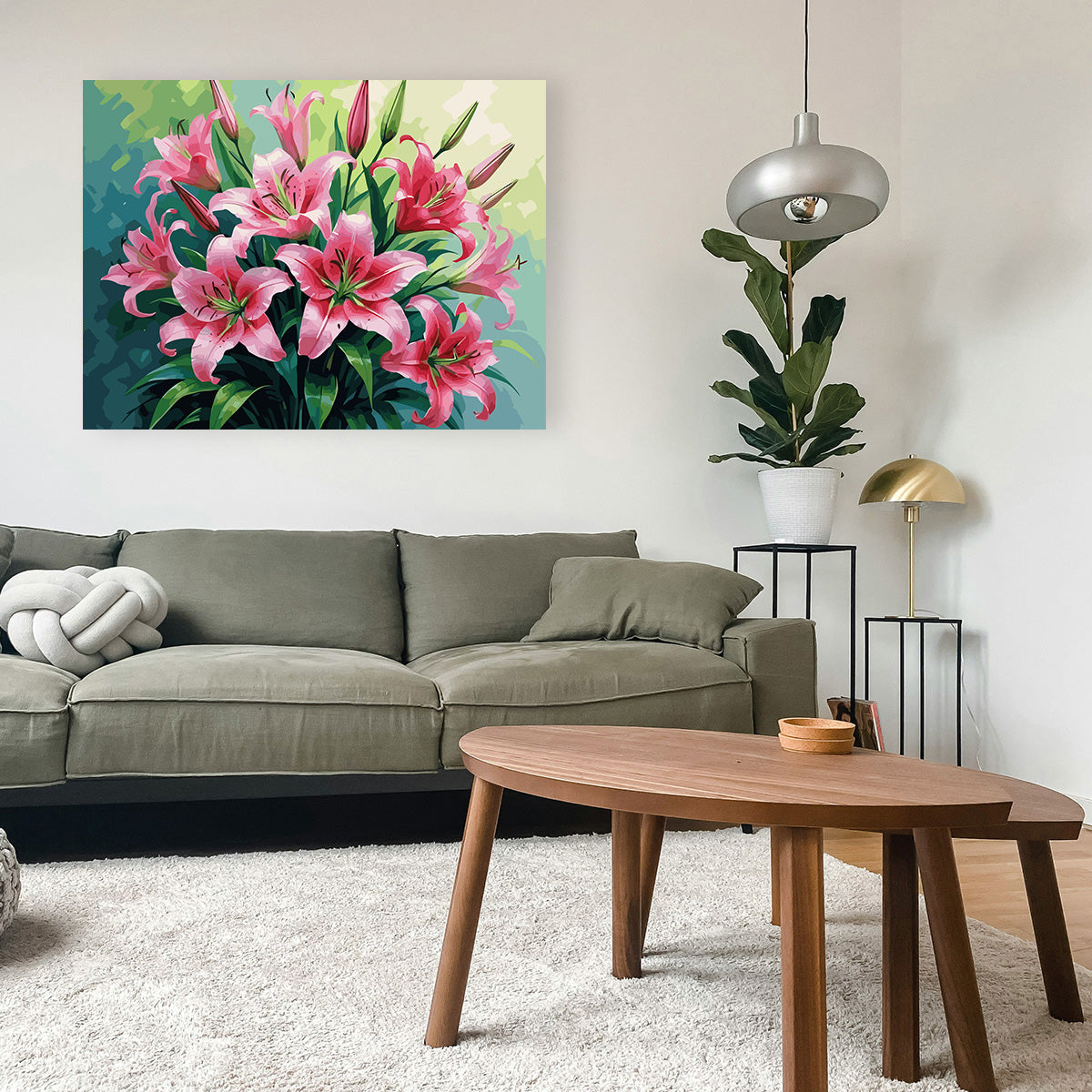 Set Pictură pe numere – Ritmuri de Crin Imperial 6805