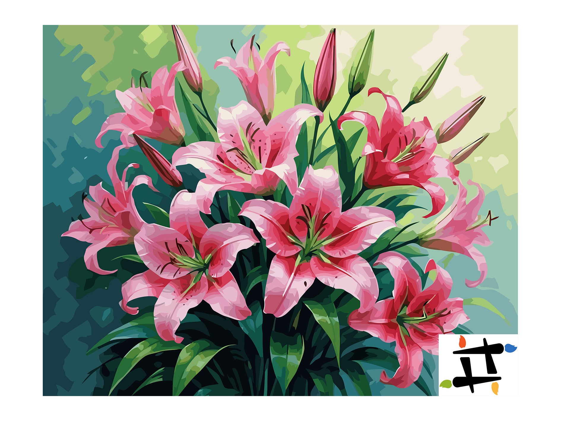 Set Pictură pe numere – Ritmuri de Crin Imperial 6805