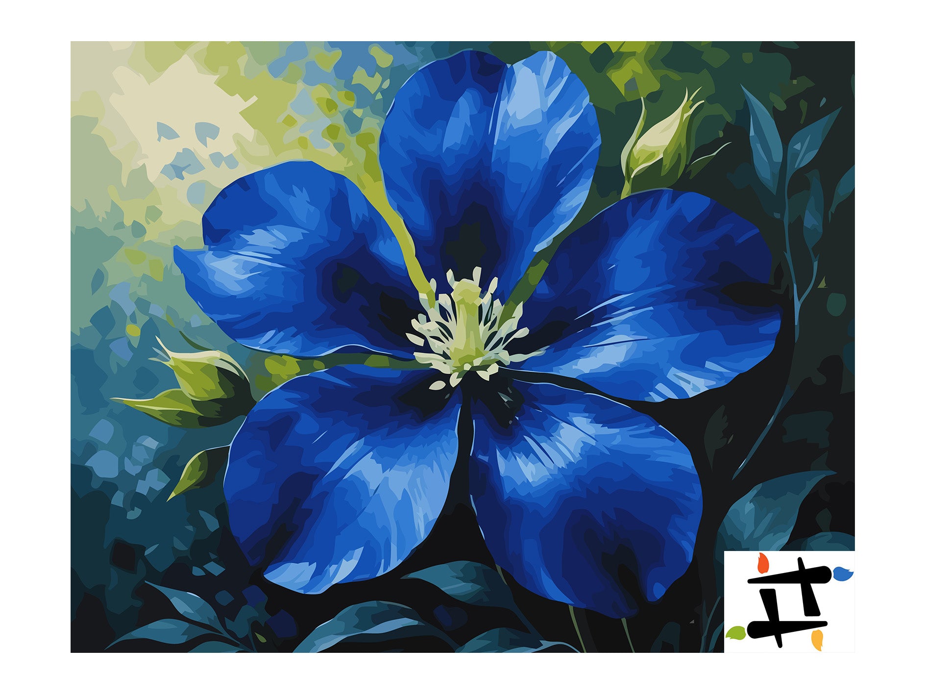 Set Pictură pe numere – Steaua de Cobalt 6806