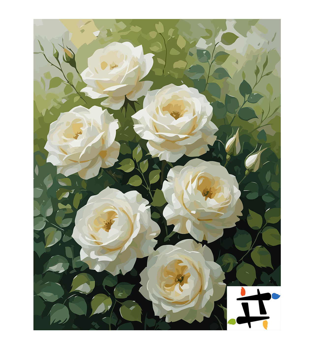 Pictura pe Numere – Puritate in Gradina 6808