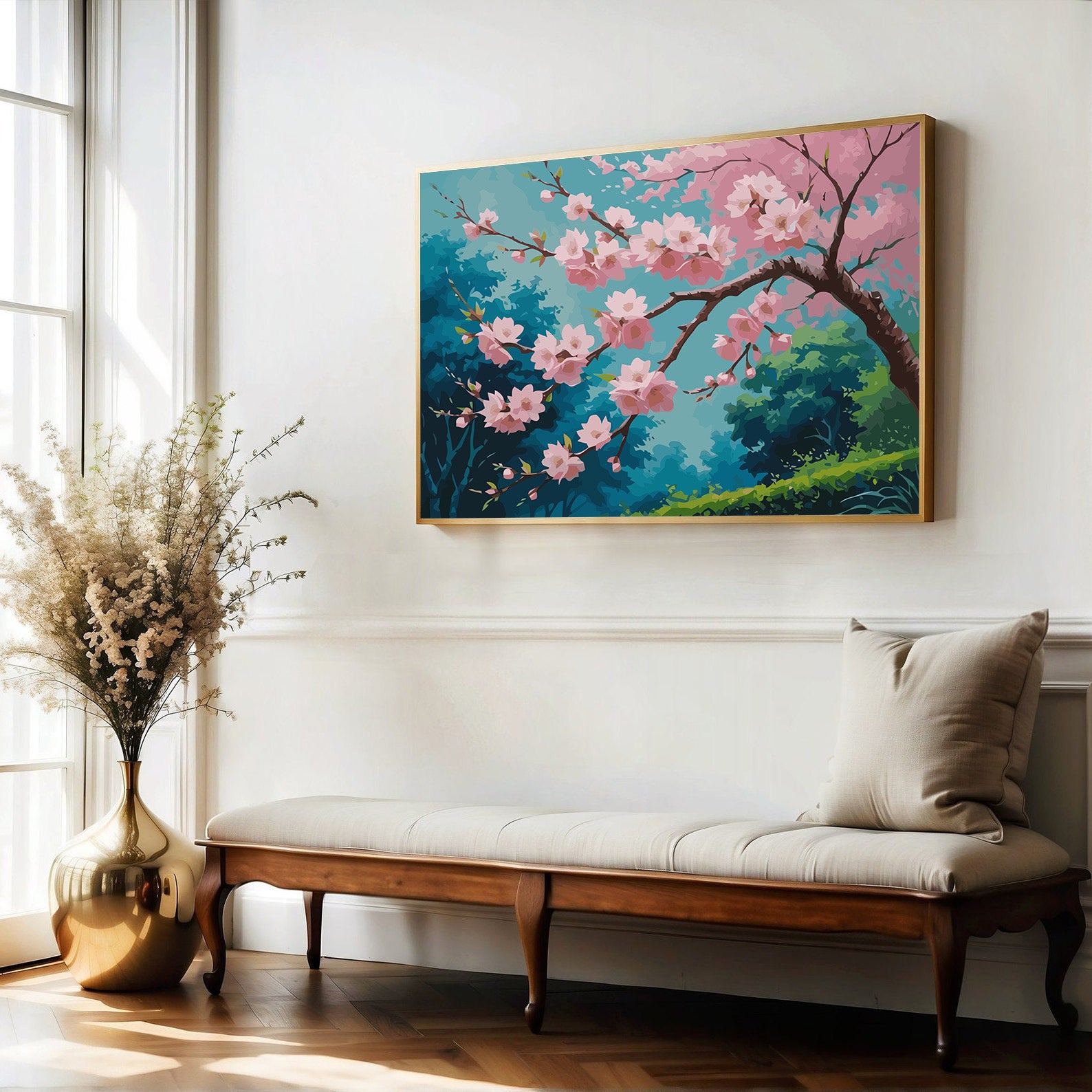 Pictura pe Numere – Flori de sakura 6810