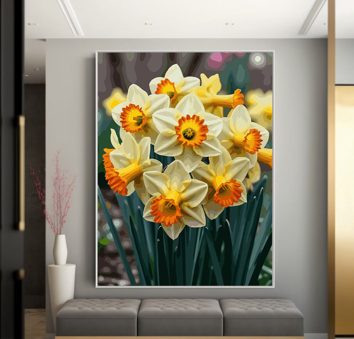 Pictura pe Numere – Trompetele Aurii 6816