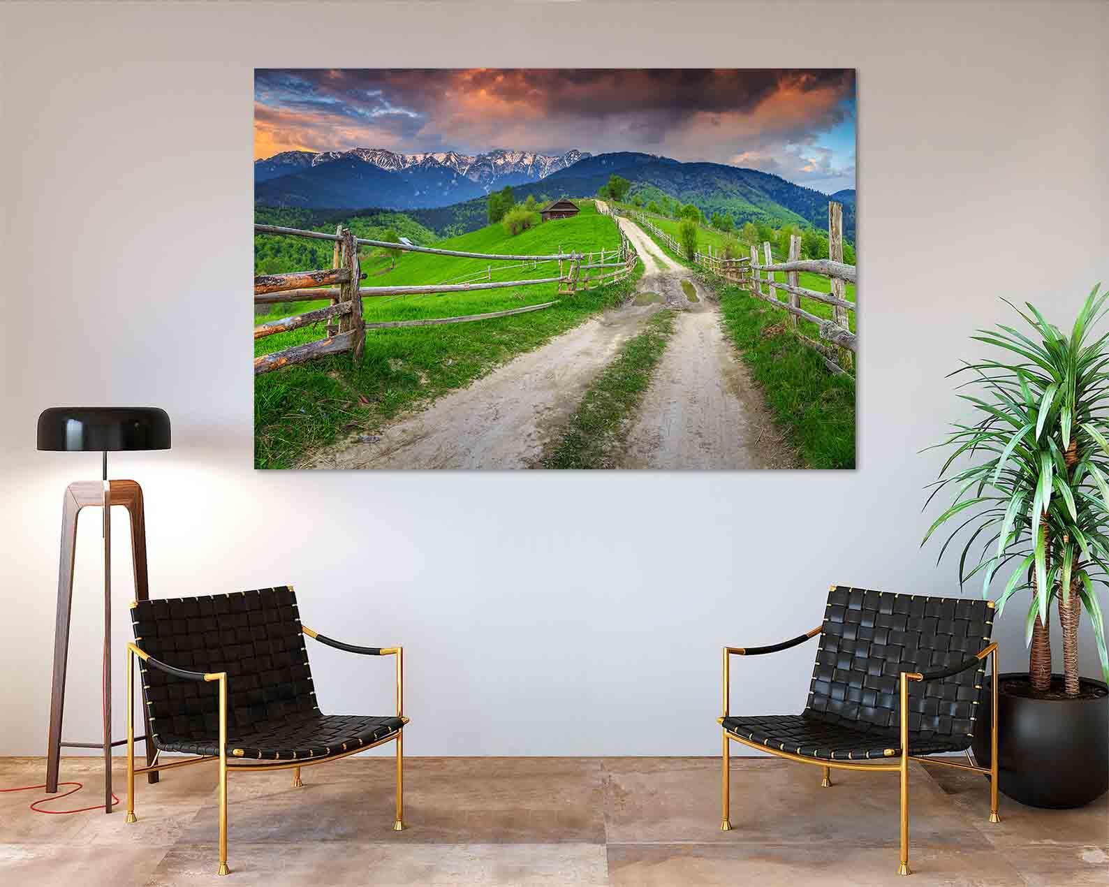 Tablou Canvas - Peisaj alpin de vara