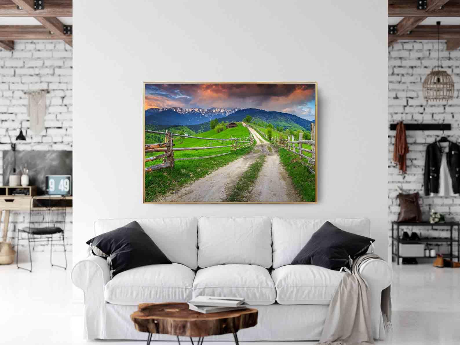 Tablou Canvas - Peisaj alpin de vara