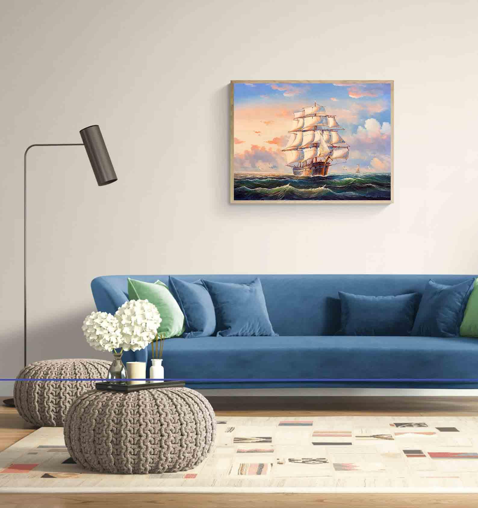 Tablou Canvas - Corabia cu panze