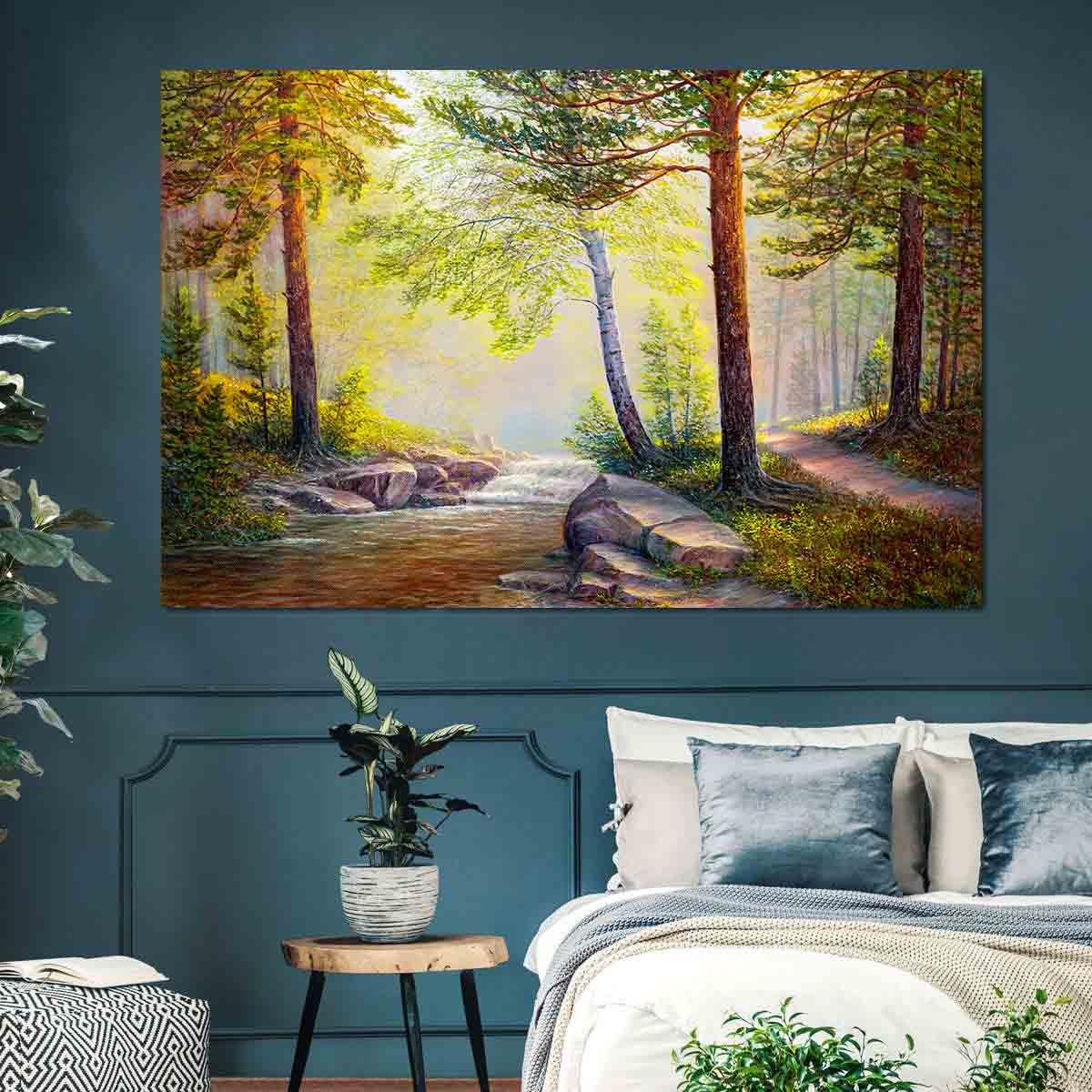 Tablou Canvas - Padure de vara