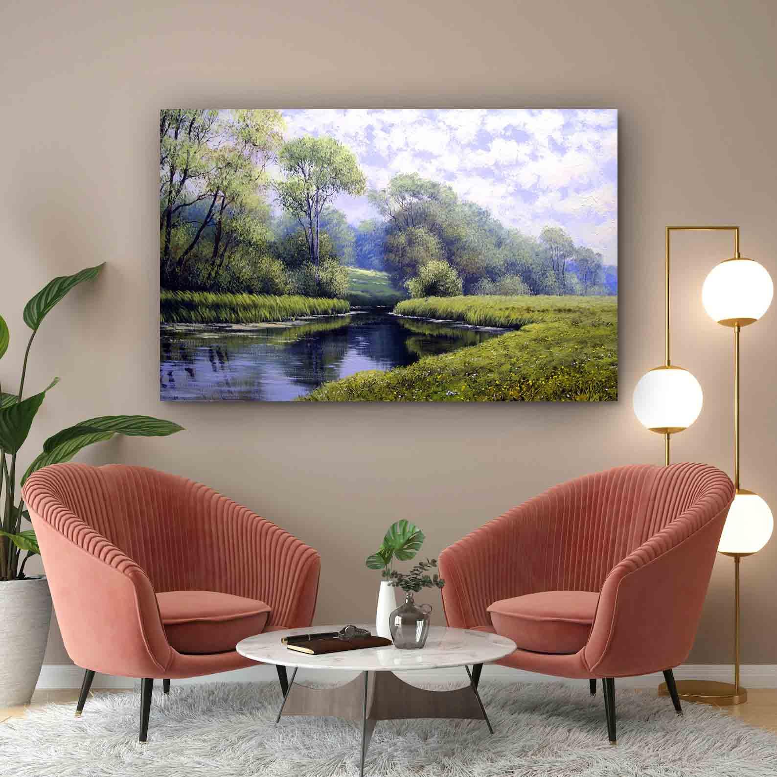 Tablou Canvas - Padure de vara