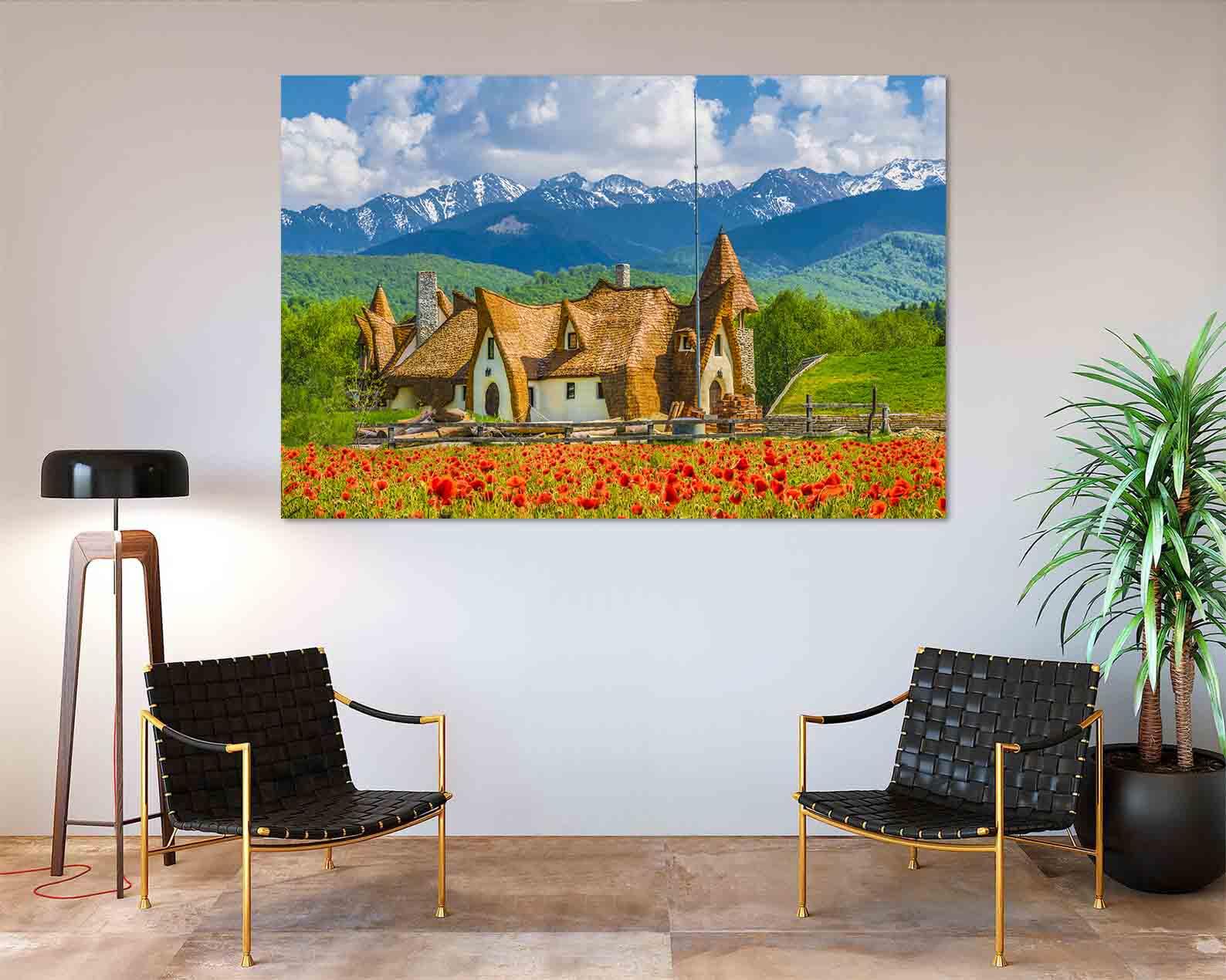 Tablou Canvas - Castelul de lut din Valea Zanelor