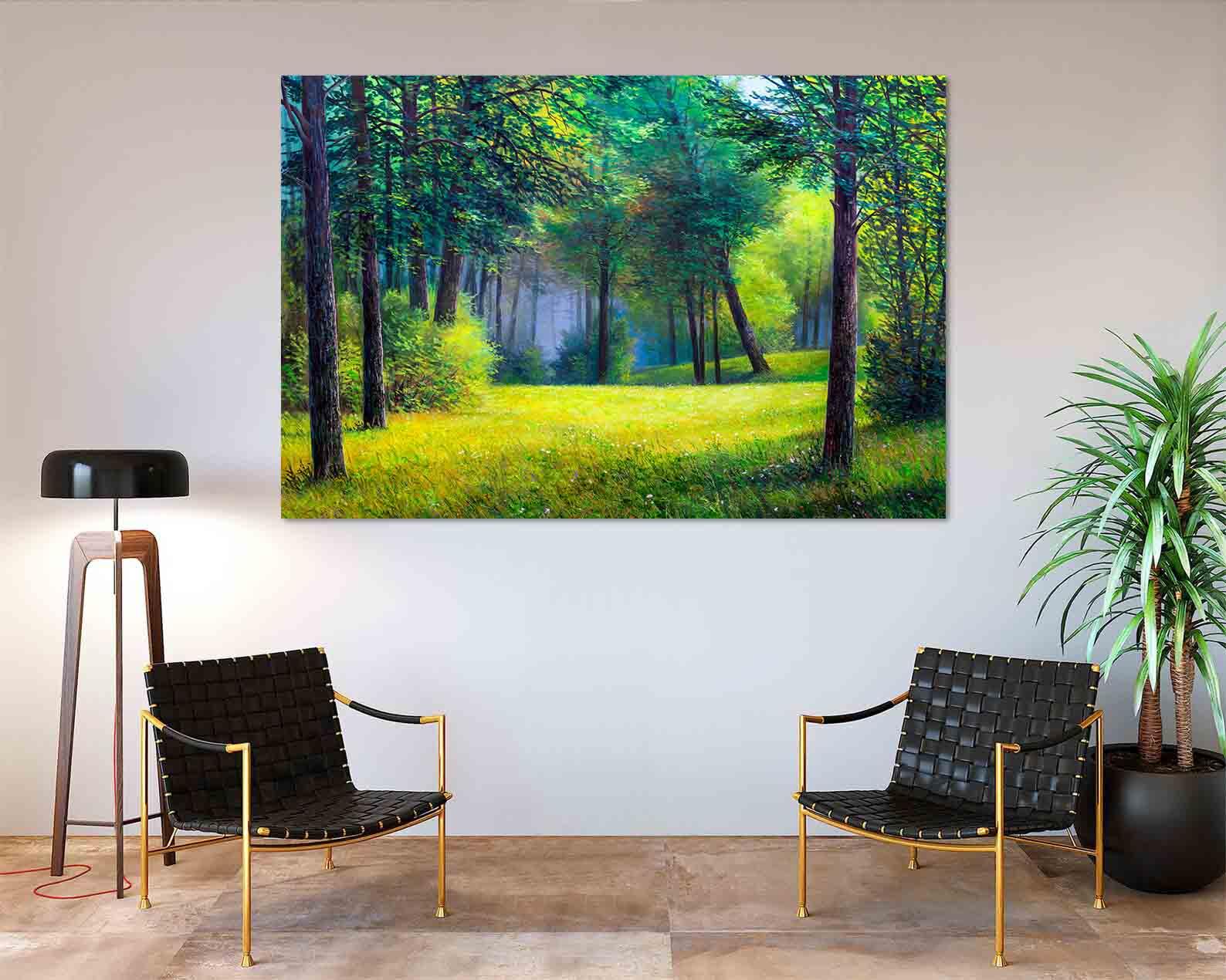 Tablou Canvas - Padure de vara