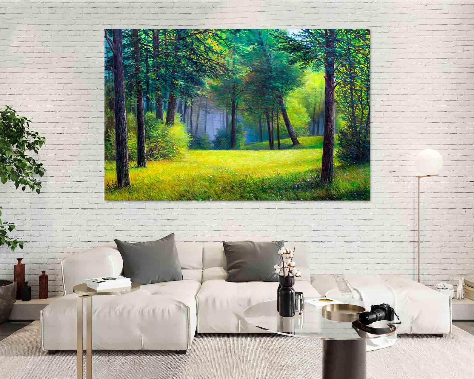 Tablou Canvas - Padure de vara