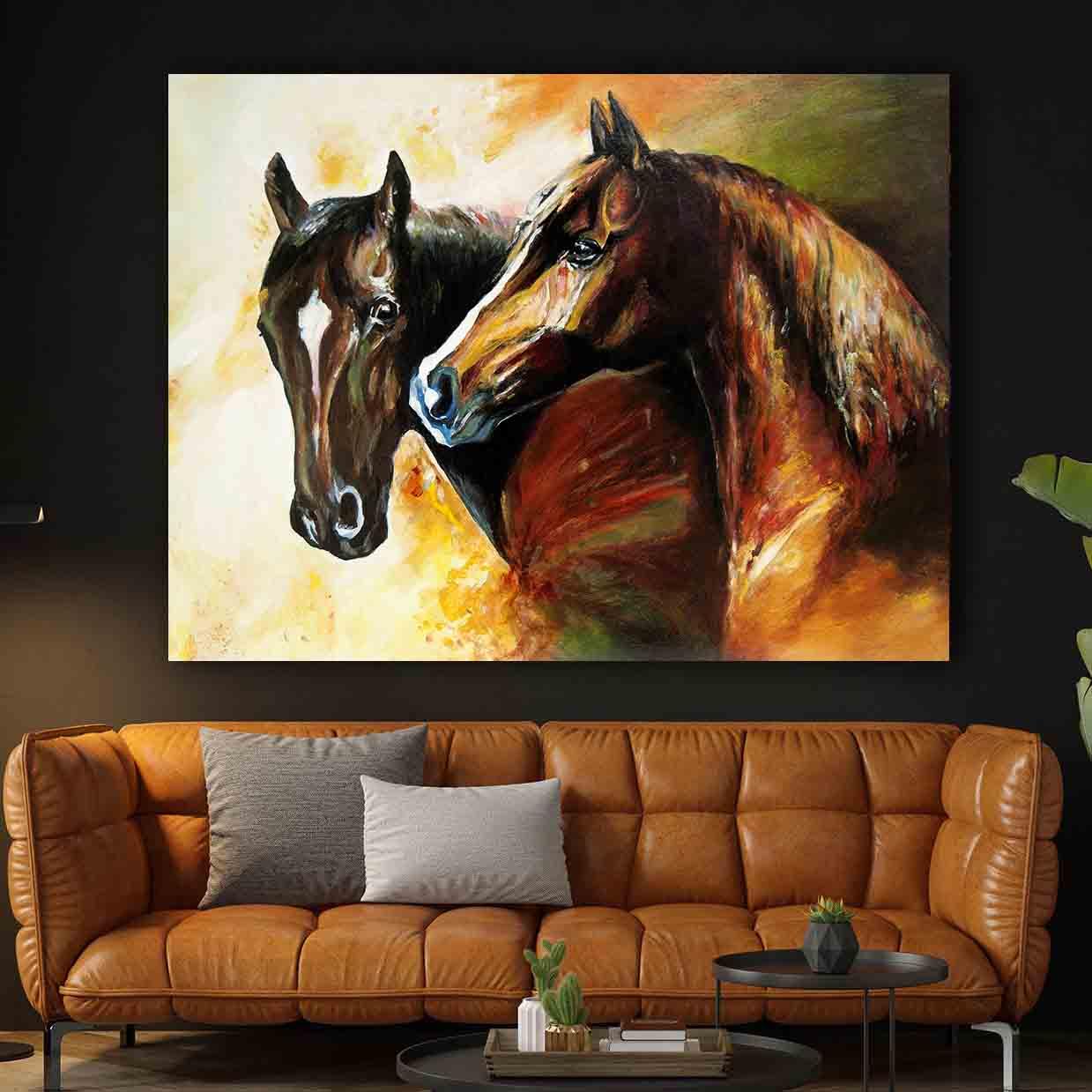 Tablou Canvas - Cai portret
