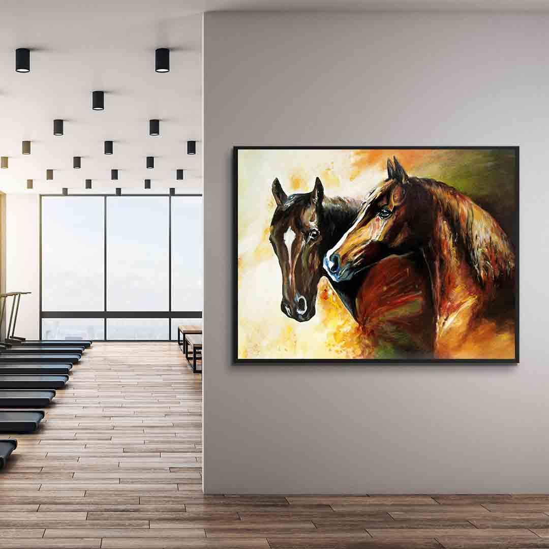 Tablou Canvas - Cai portret