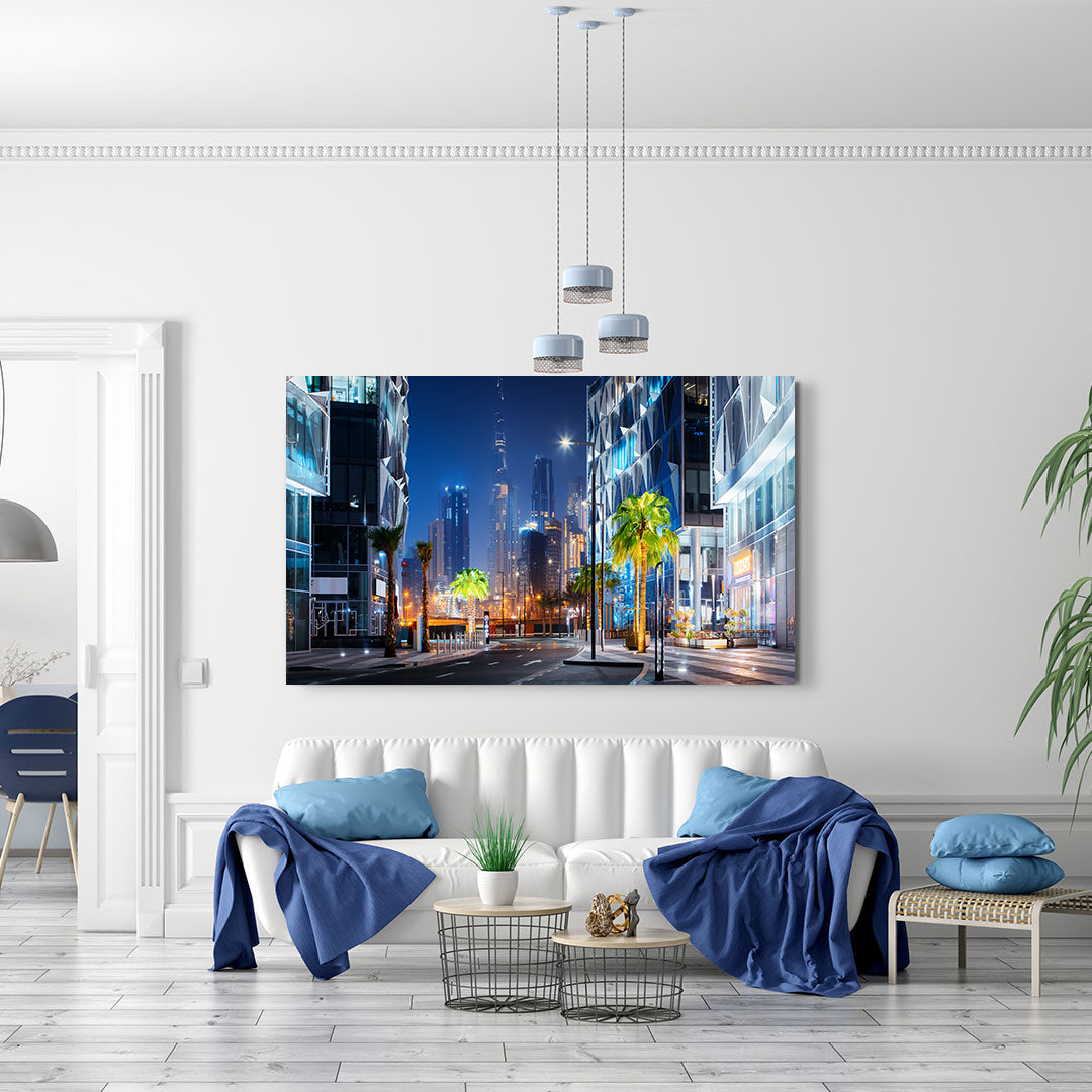 Tablou Canvas - Dubai noaptea
