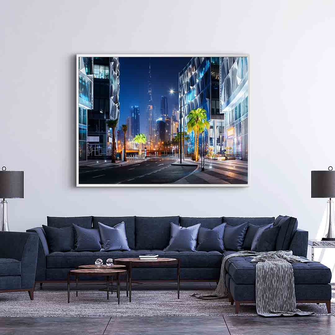 Tablou Canvas - Dubai noaptea