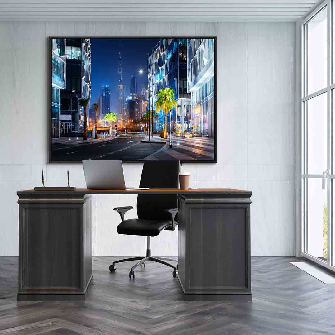 Tablou Canvas - Dubai noaptea
