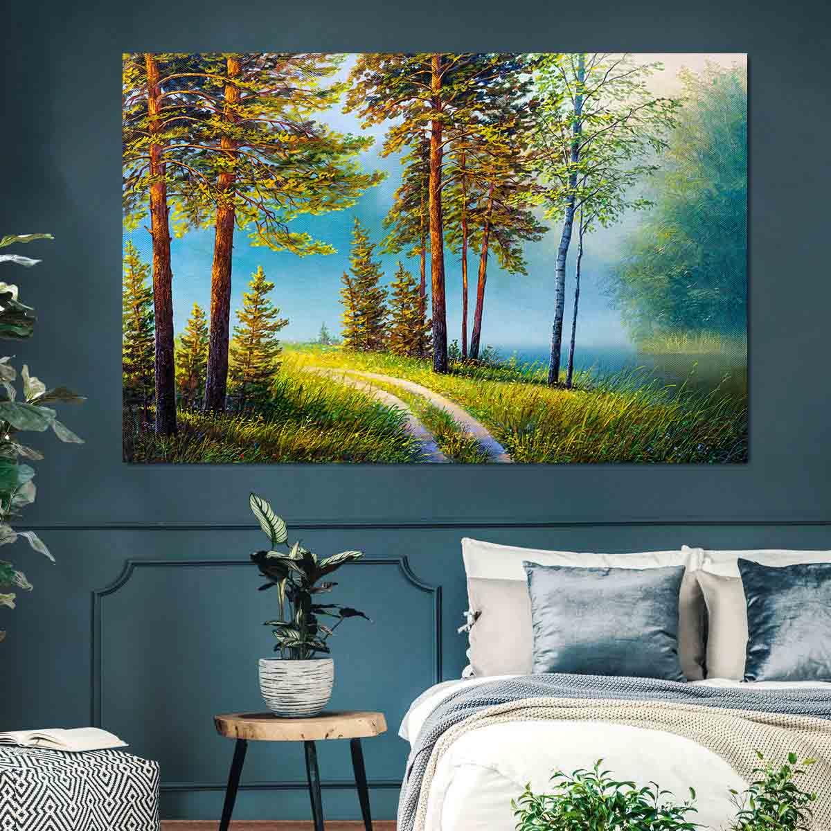 Tablou Canvas - Padure peisaj de vara