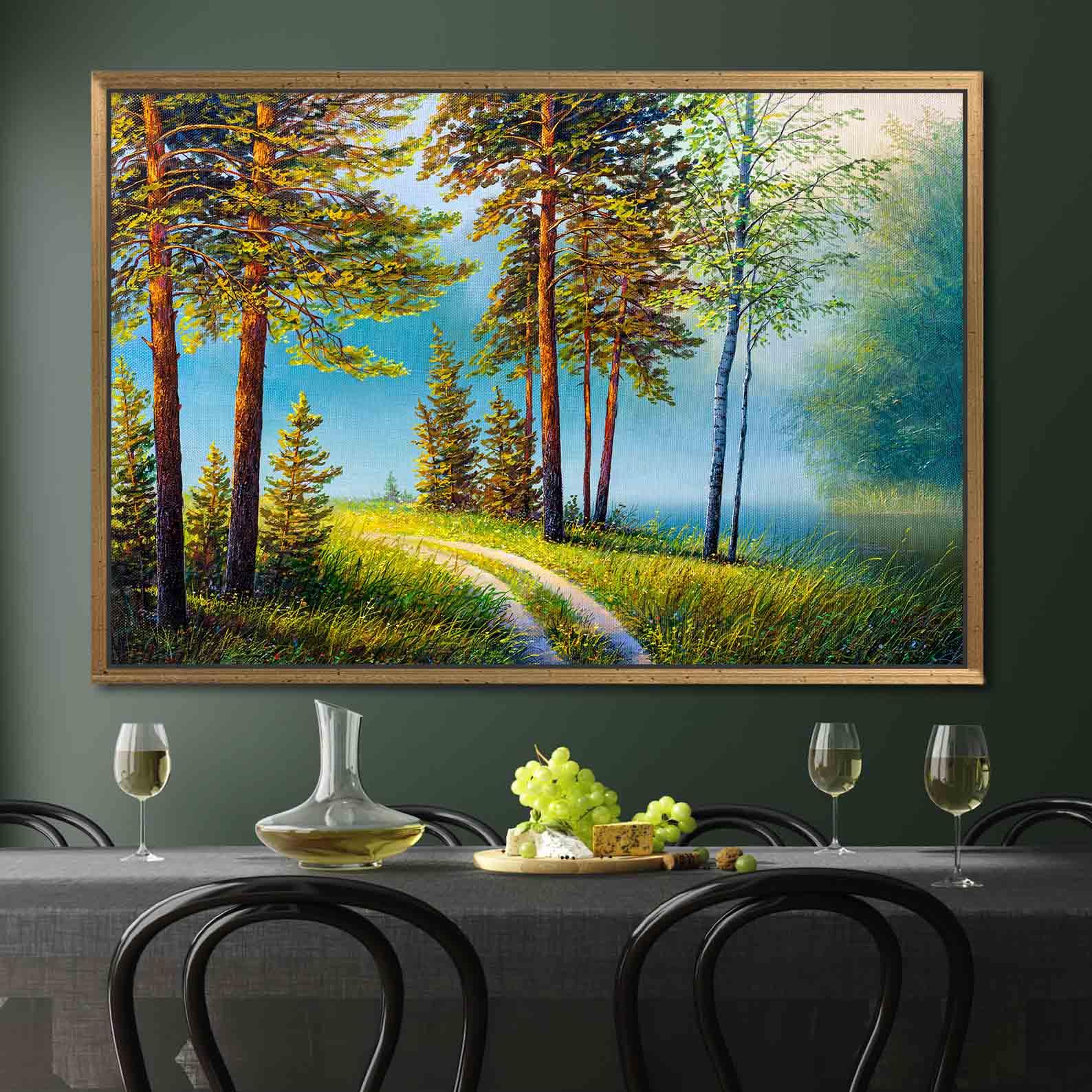 Tablou Canvas - Padure peisaj de vara