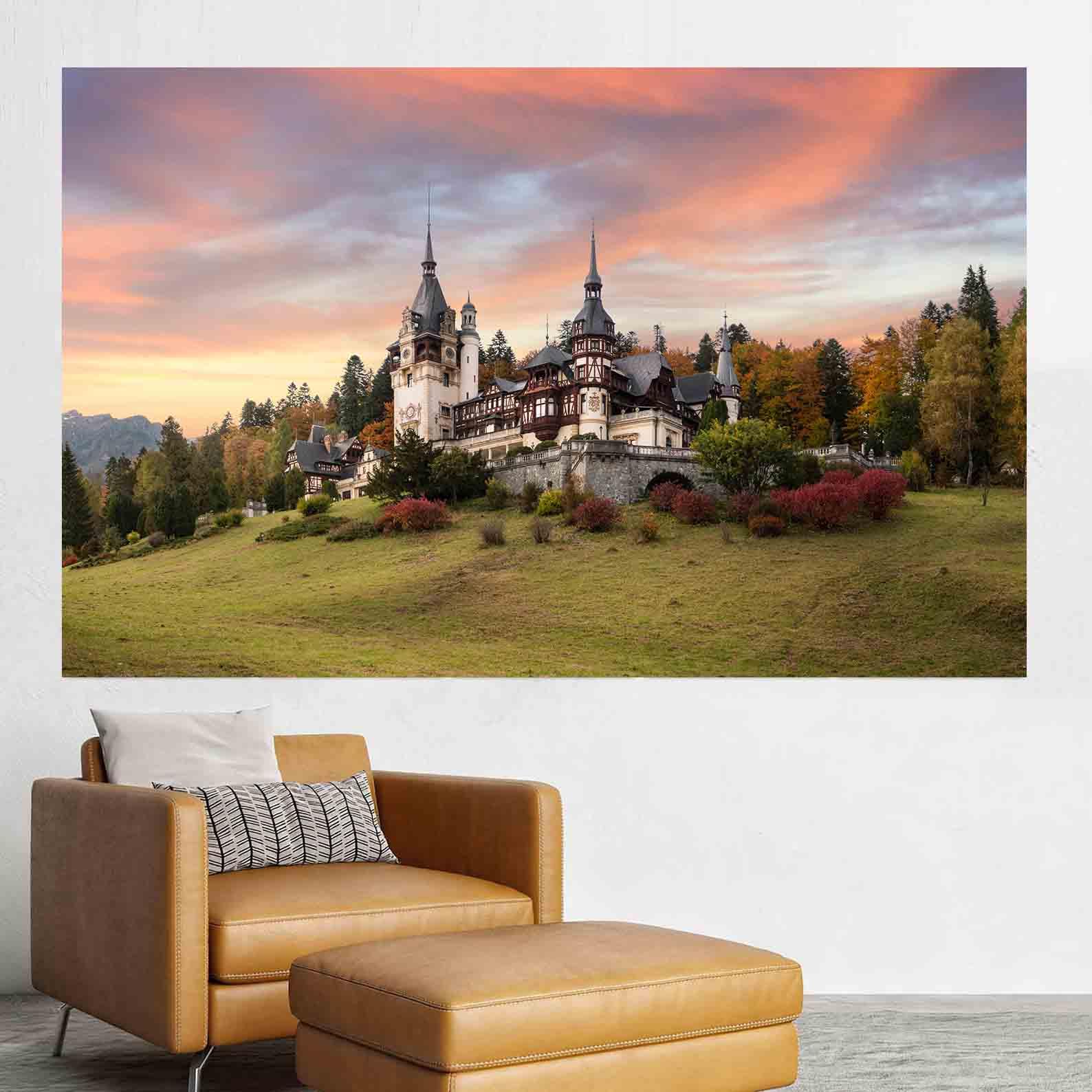 Tablou Canvas - Castelul Peles in Sinaia