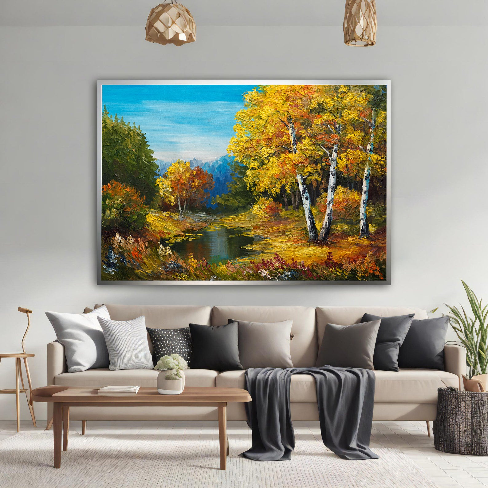 Tablou Canvas - Peisaj de Toamnă