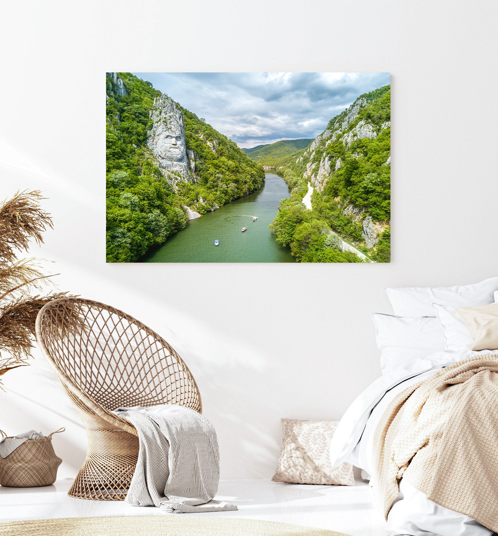 Tableau sur toile - Statue de roche