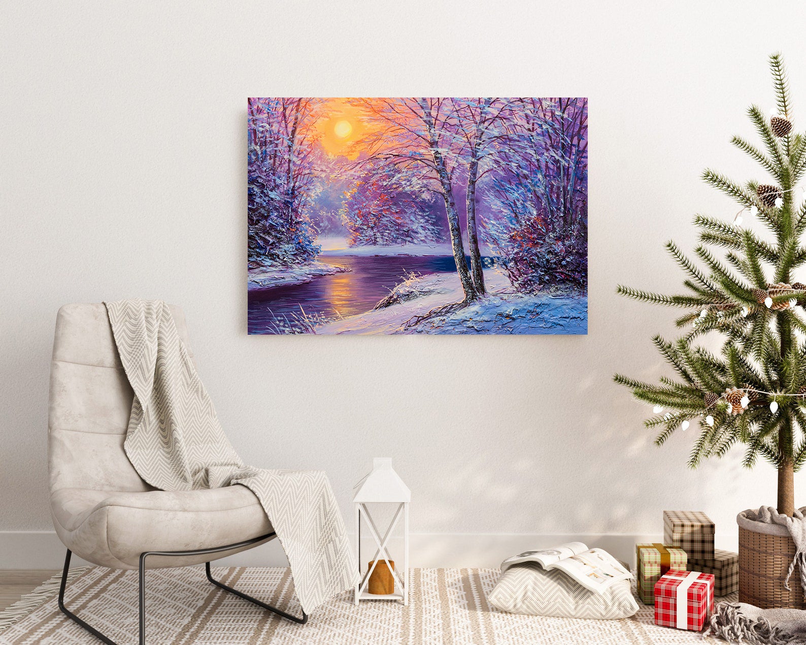 Tablou Canvas - Peisaj de Iarnă