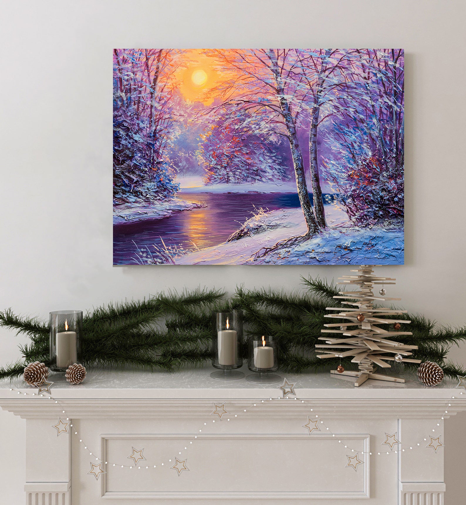 Tablou Canvas - Peisaj de Iarnă