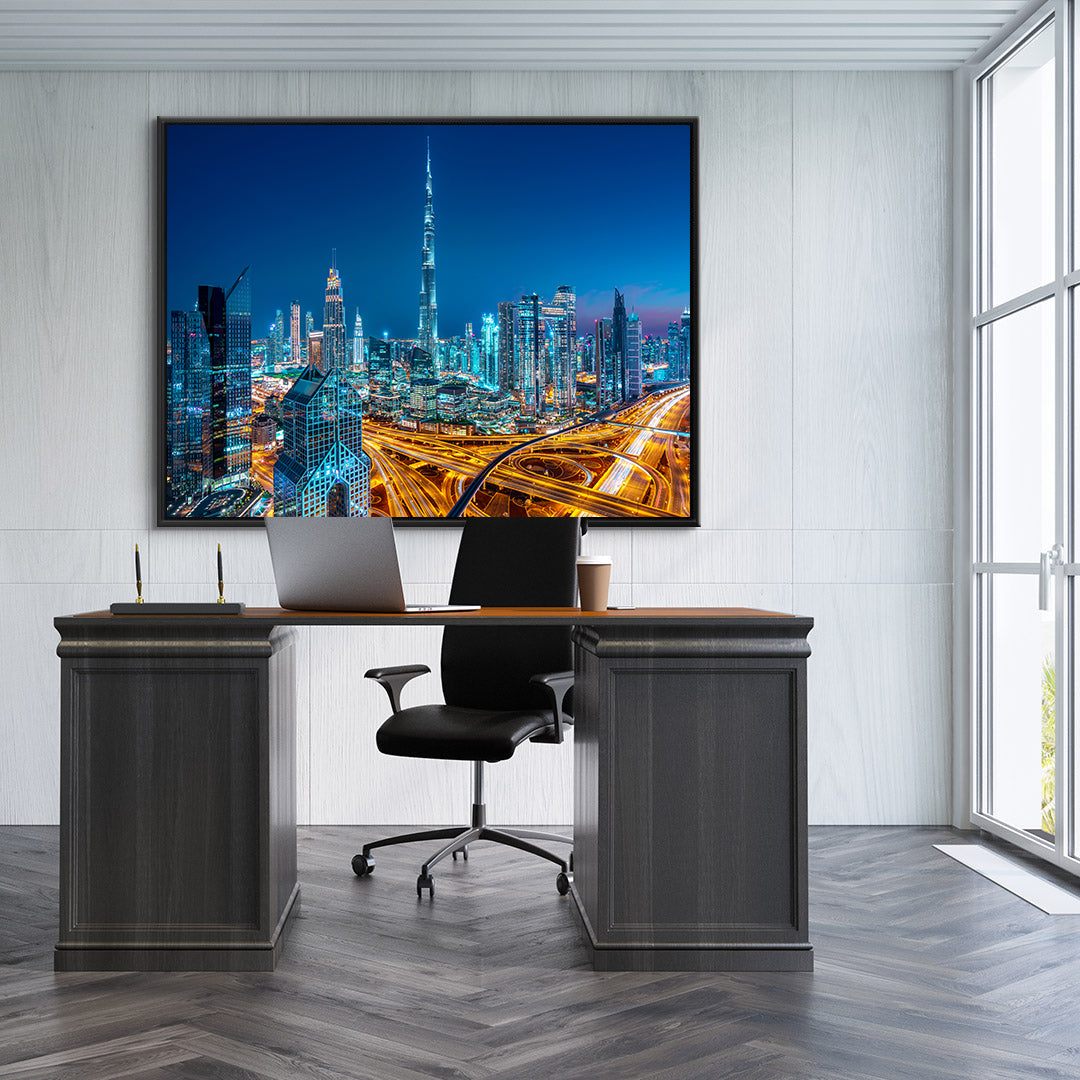 Tablou Canvas - Dubai de Noapte