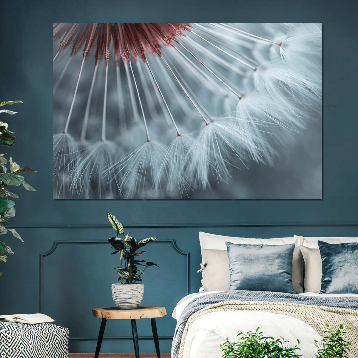 Peinture sur toile - Pissenlit