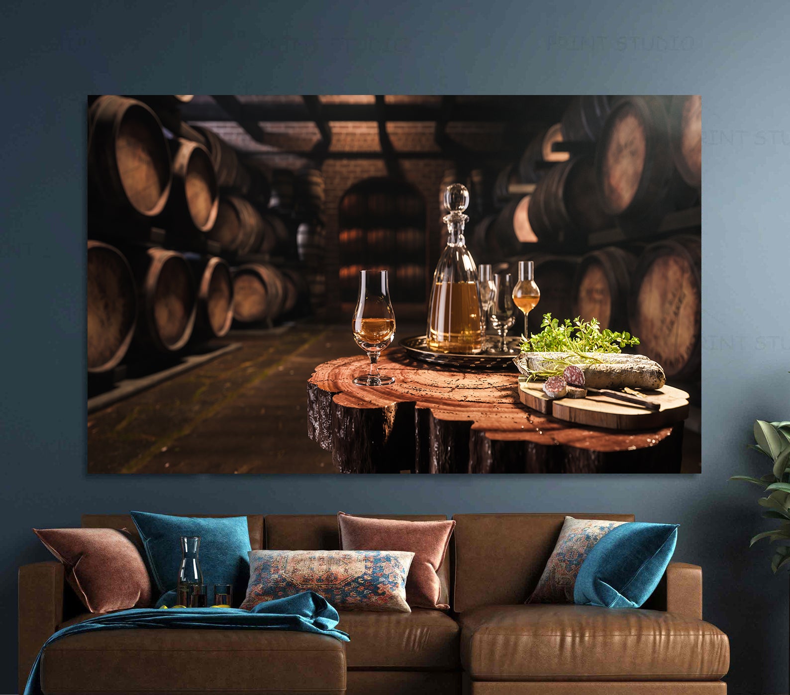 Tablou Canvas - Degustare de Vin