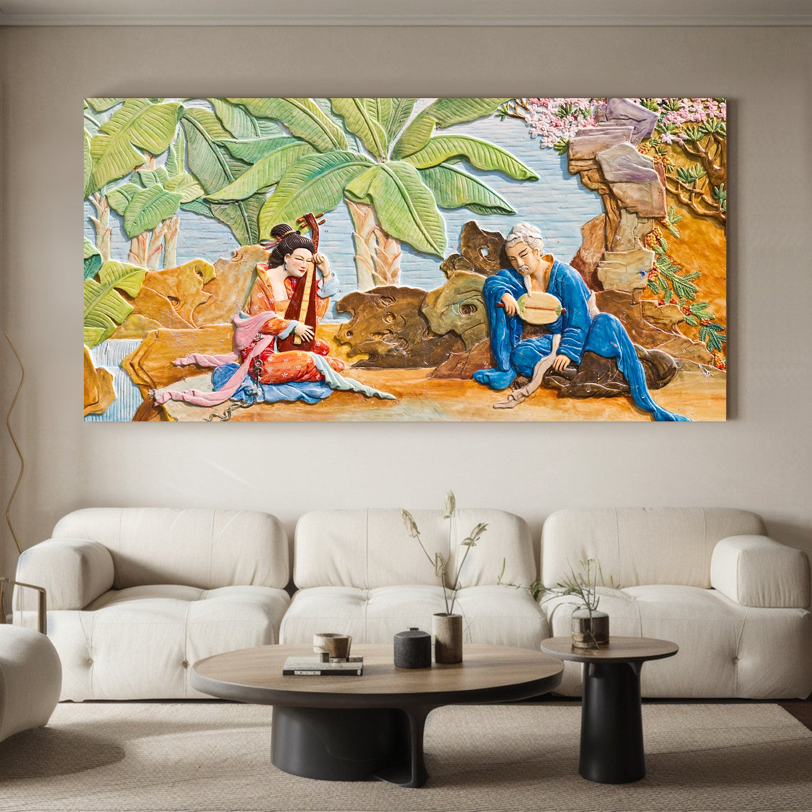 Peinture sur toile - Culture chinoise