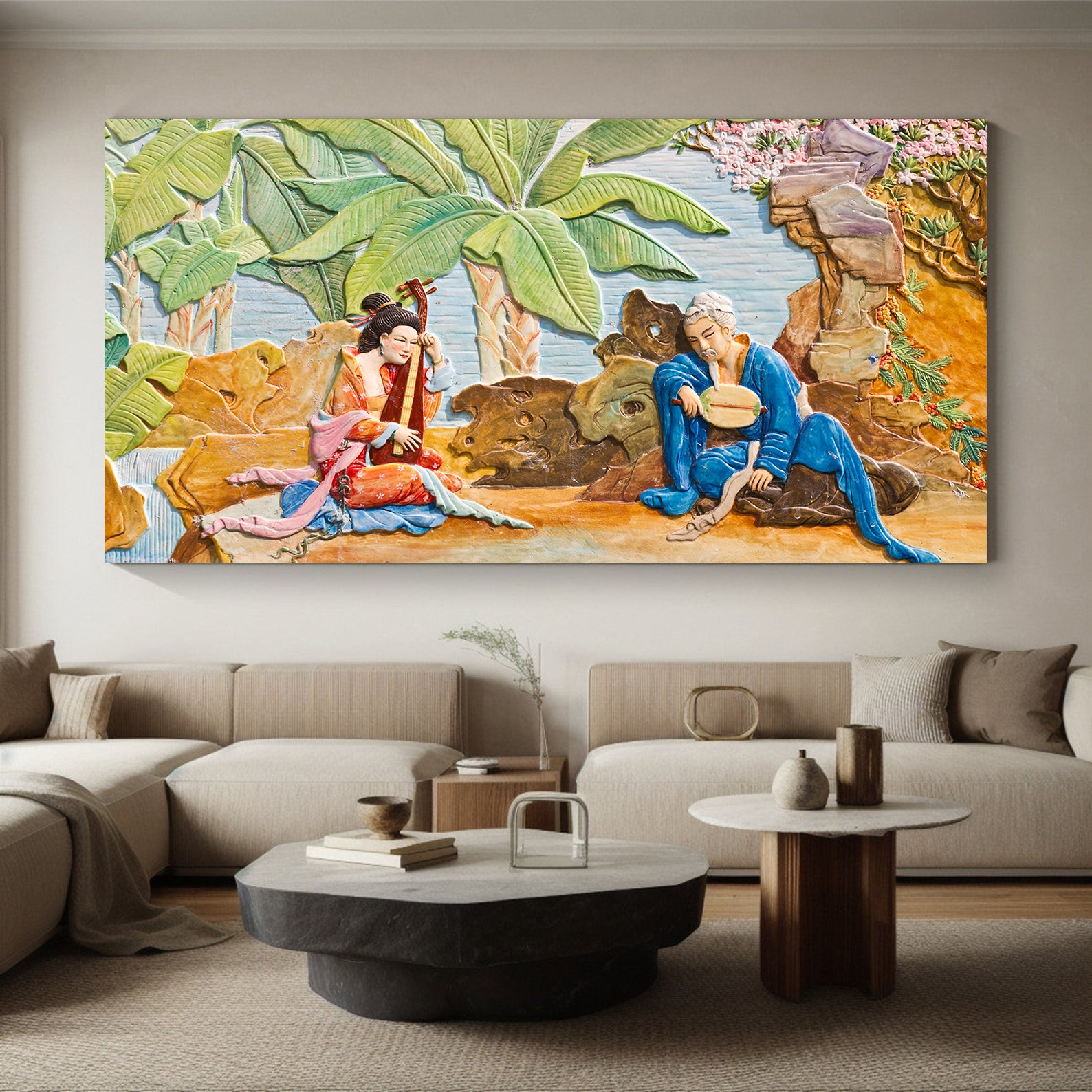 Peinture sur toile - Culture chinoise