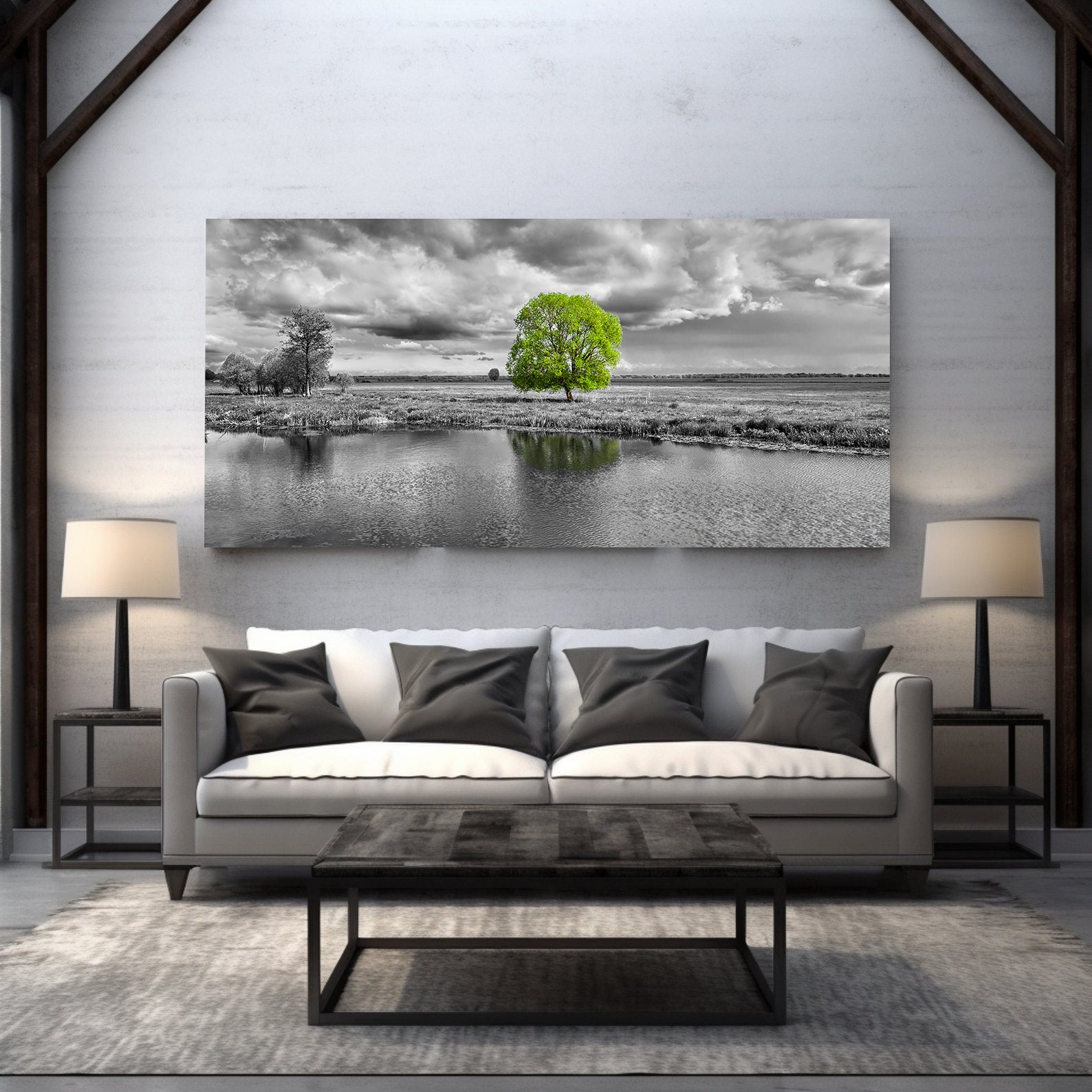 Tablou Canvas - Copac Verde
