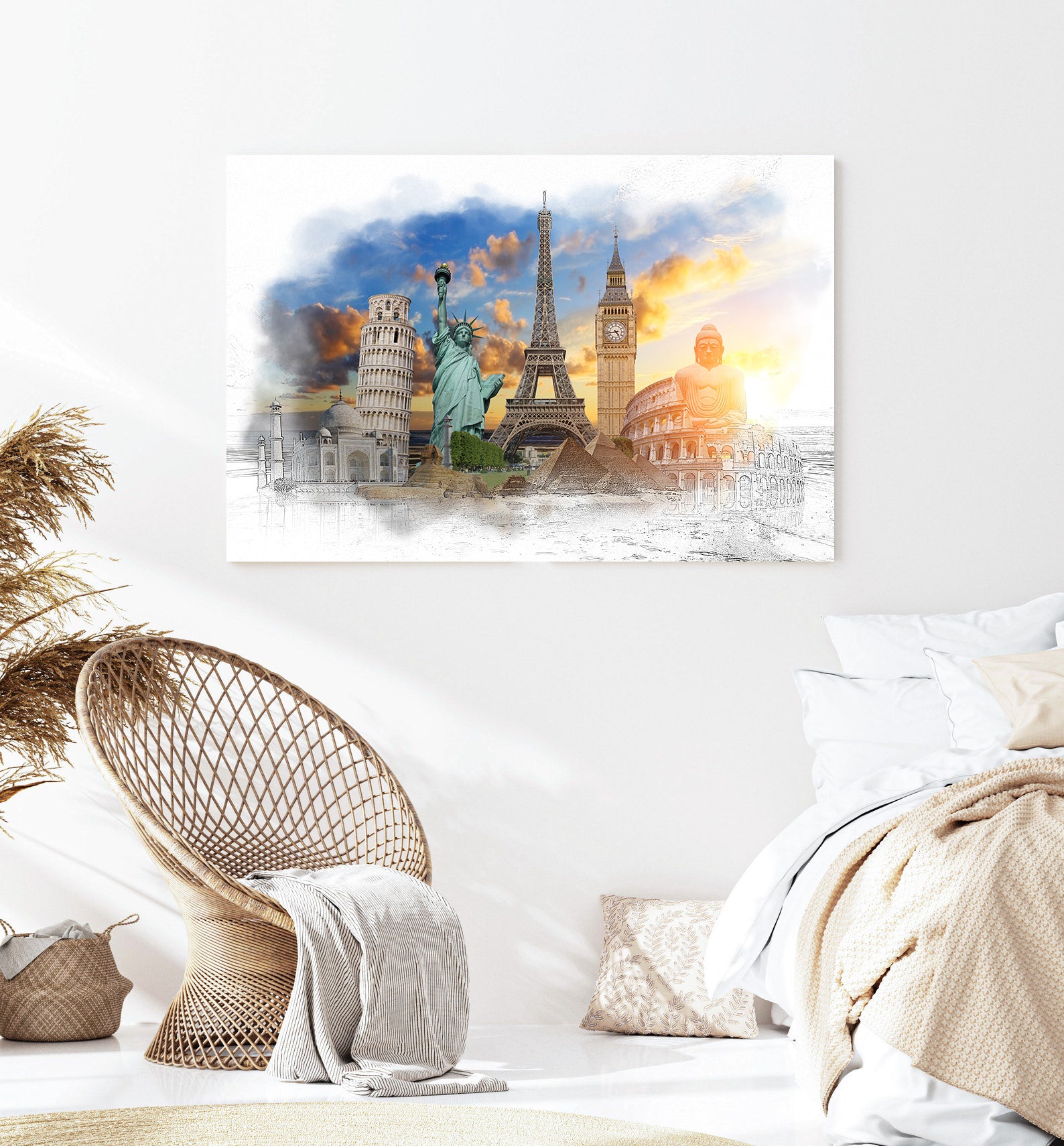Tablou Canvas - Monumente la Mare