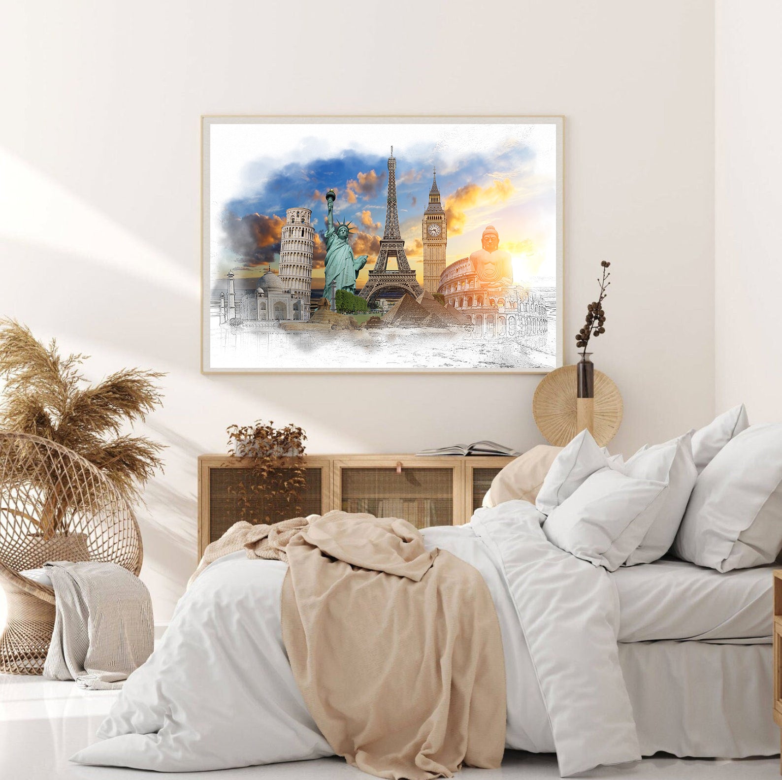 Tablou Canvas - Monumente la Mare