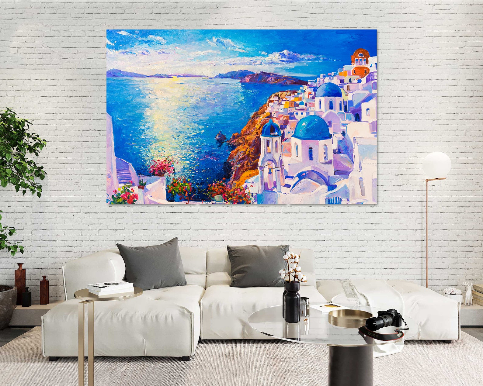 Tablou Canvas - Santorini Grecia