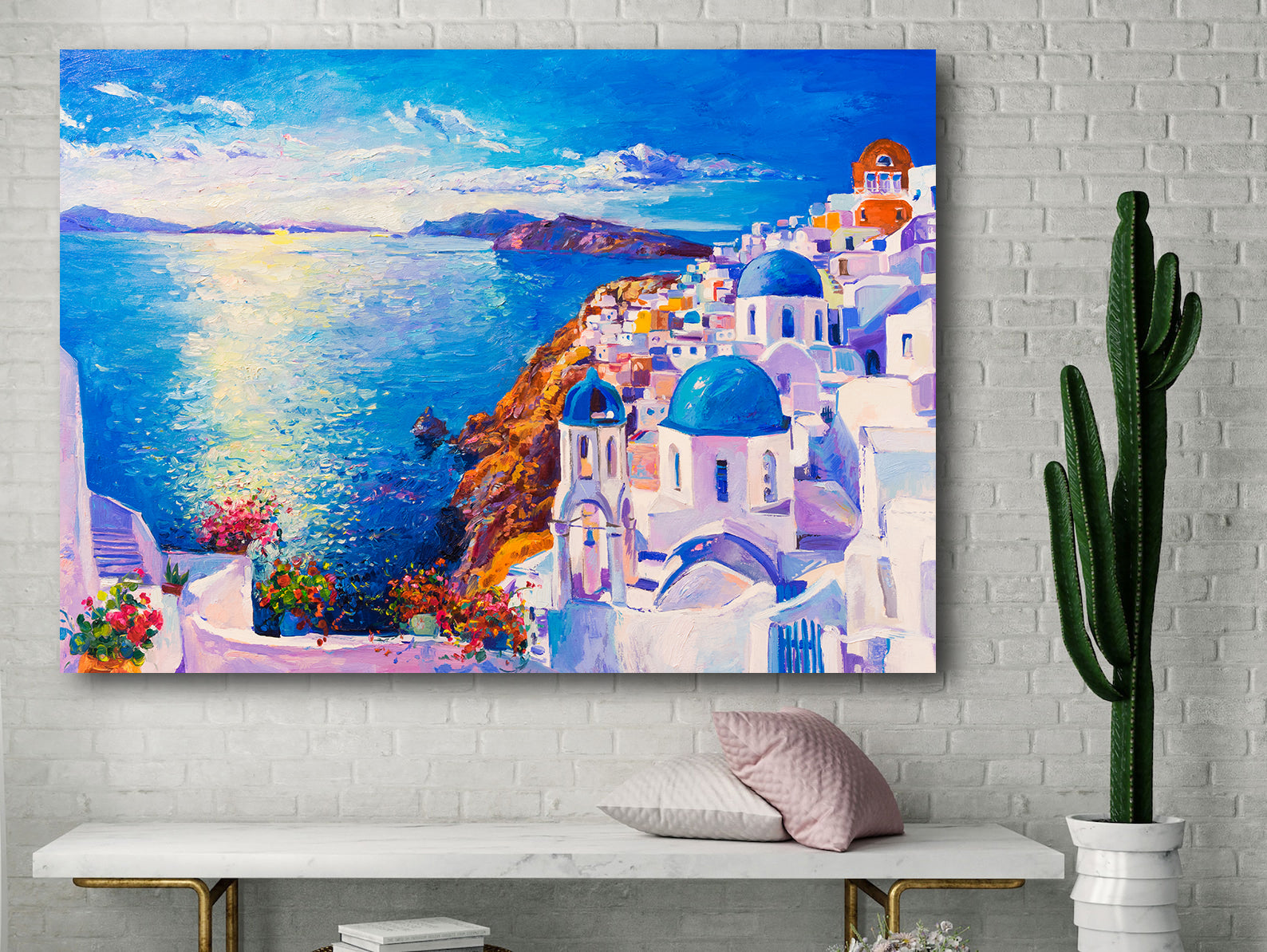 Tablou Canvas - Santorini Grecia