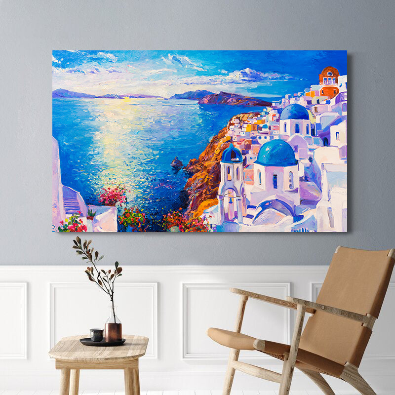 Tablou Canvas - Santorini Grecia