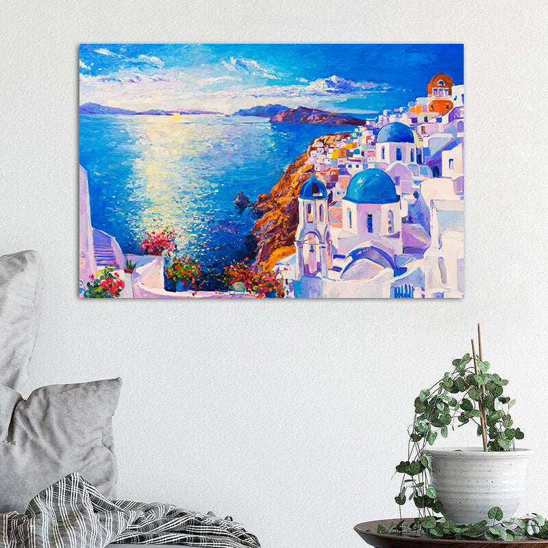 Tablou Canvas - Santorini Grecia