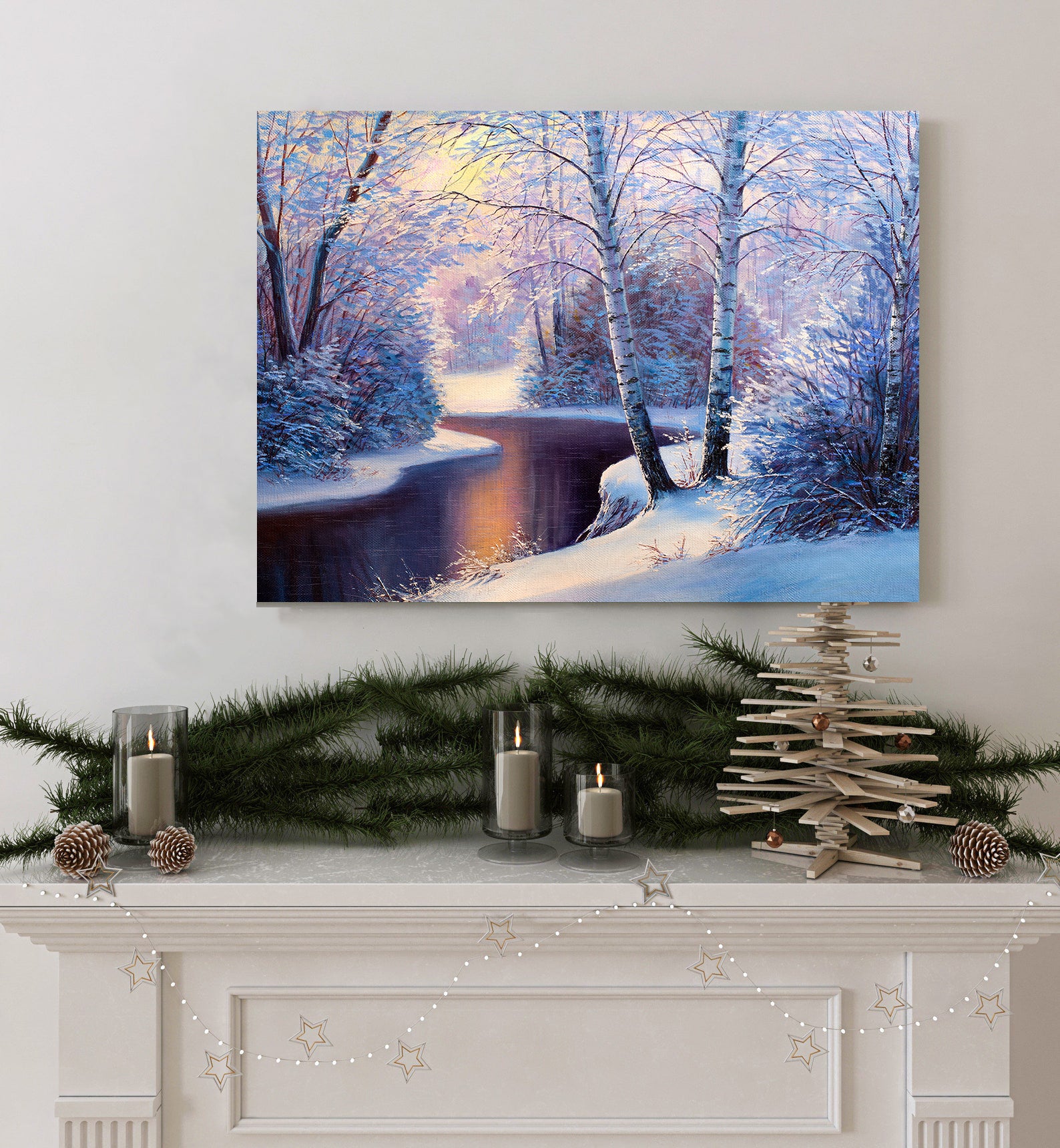 Tablou Canvas - Peisaj de Iarnă