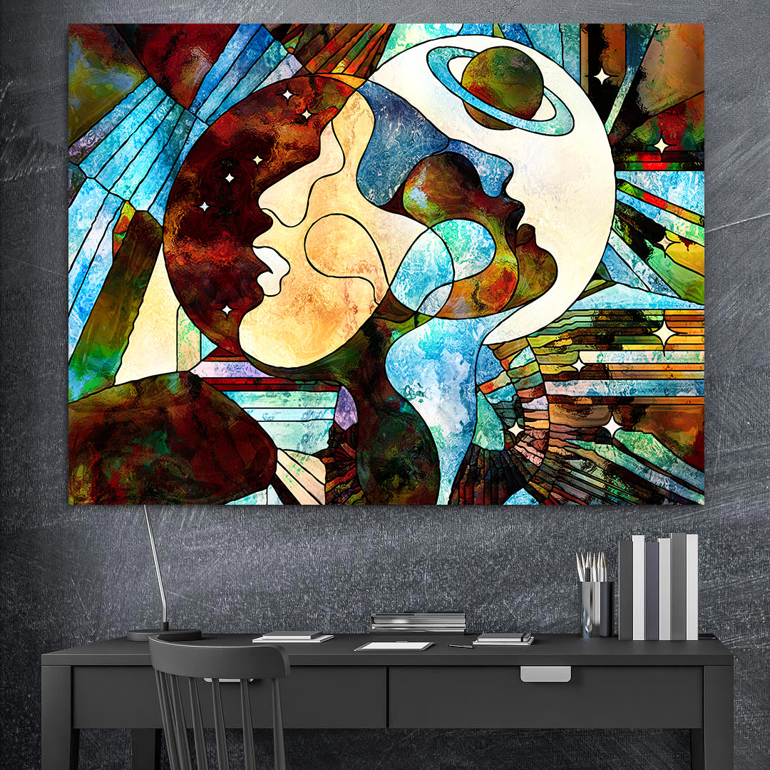 Tablou Canvas - Îndrăgostiți Abstract