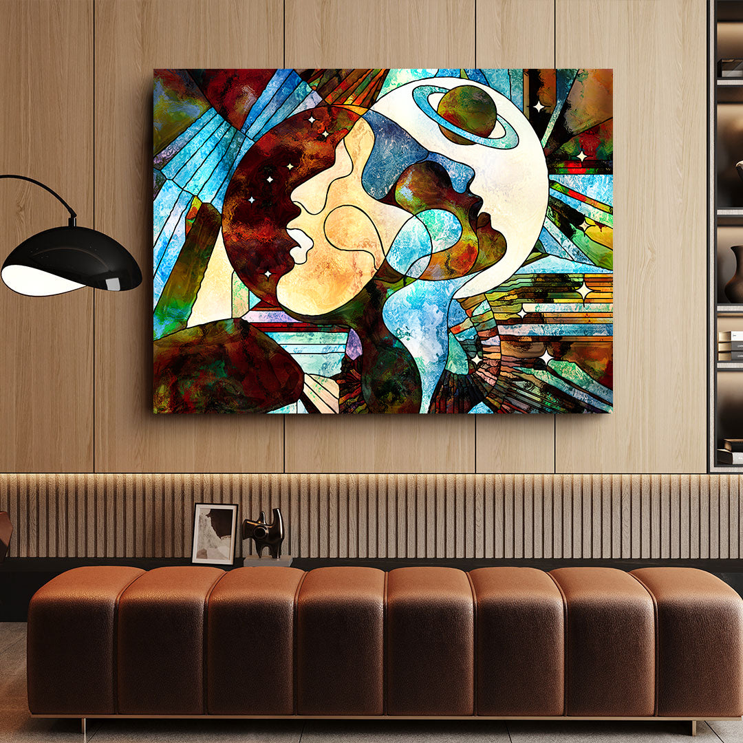 Tablou Canvas - Îndrăgostiți Abstract