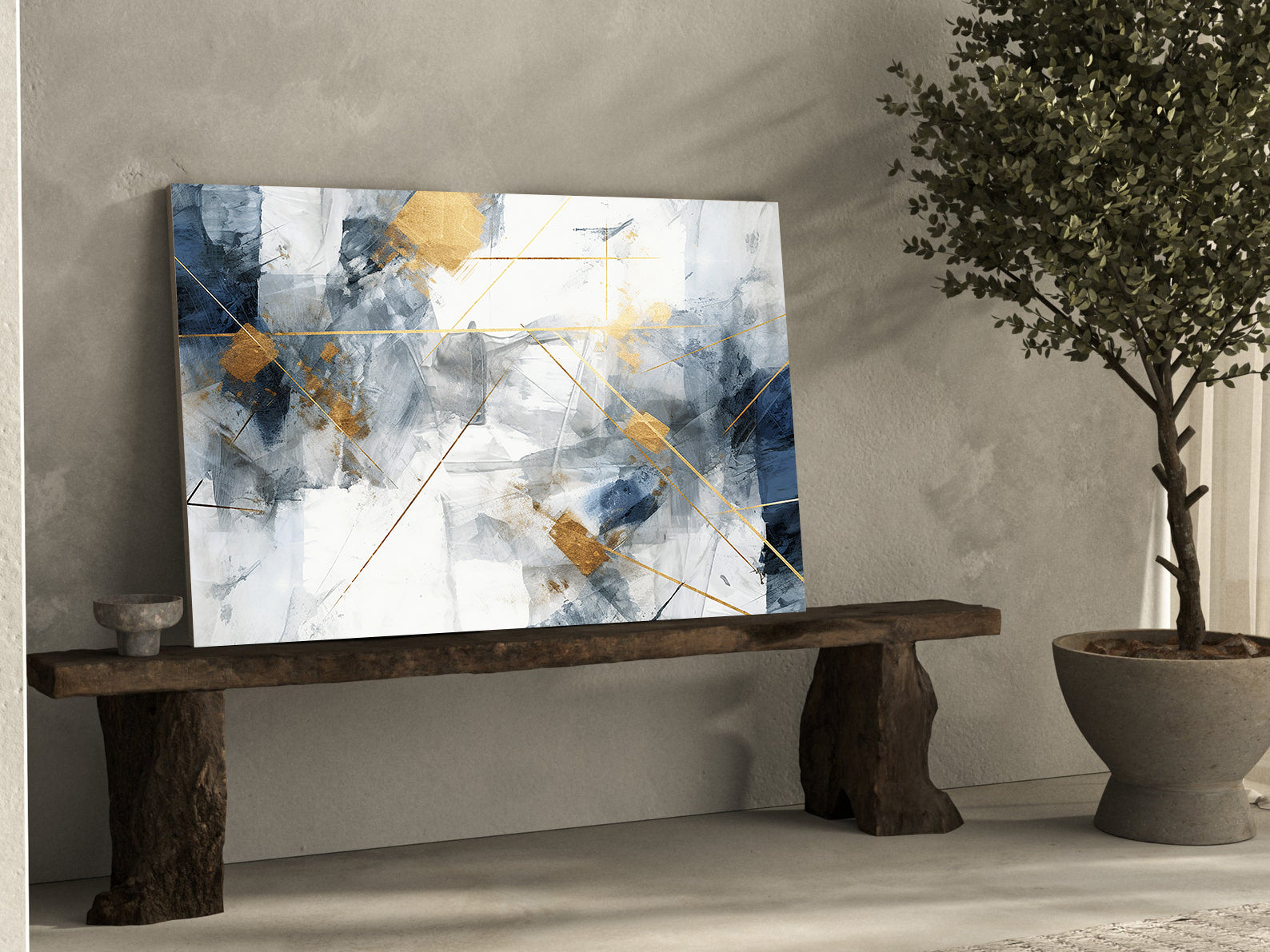 Peinture sur toile – Art géométrique abstrait