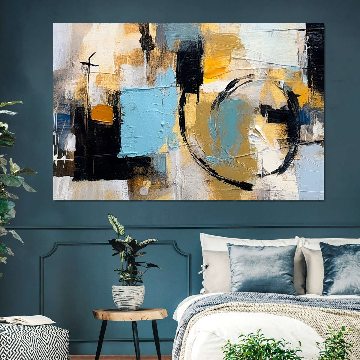 Peinture sur toile – Art moderne abstrait