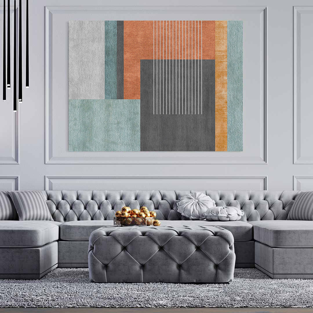 Peinture sur toile – Art moderne géométrique