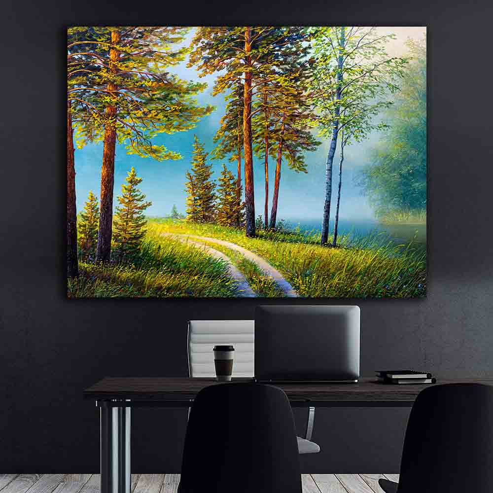 Tablou Canvas - Padure peisaj de vara