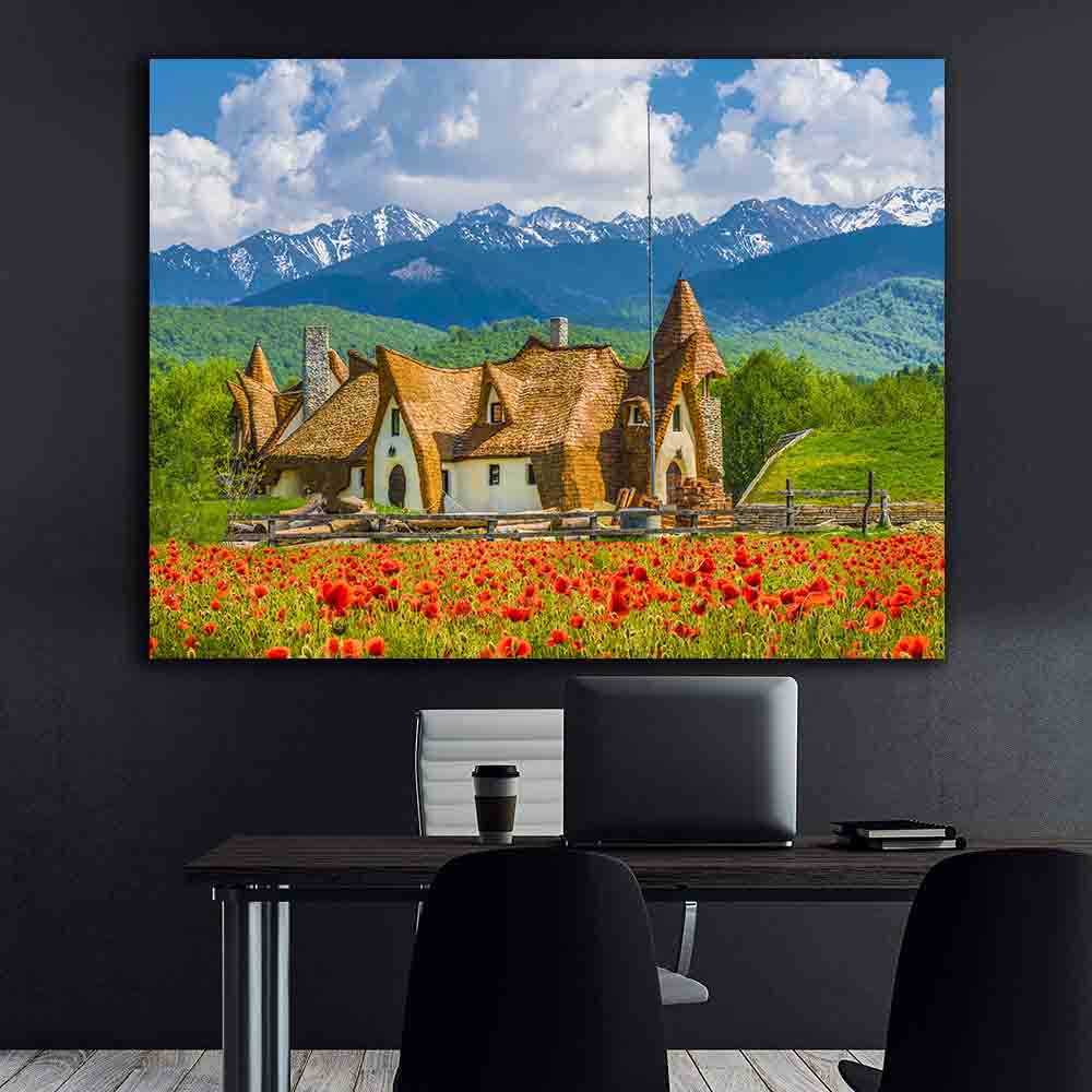 Tablou Canvas - Castelul de lut din Valea Zanelor