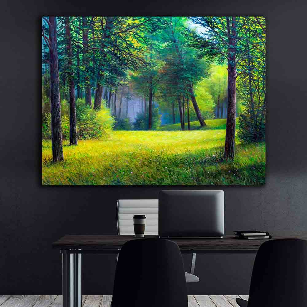 Tablou Canvas - Padure de vara