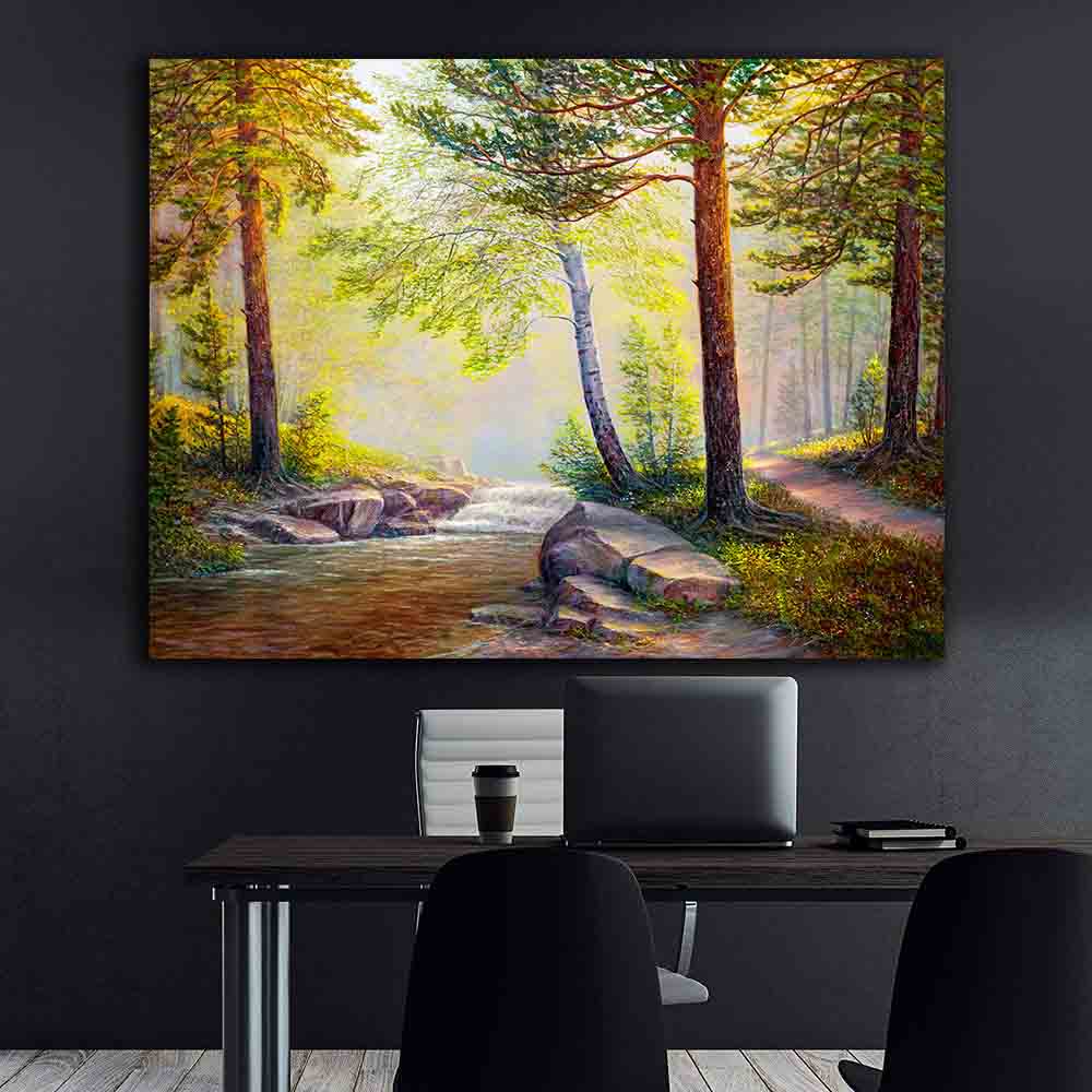 Tablou Canvas - Padure de vara