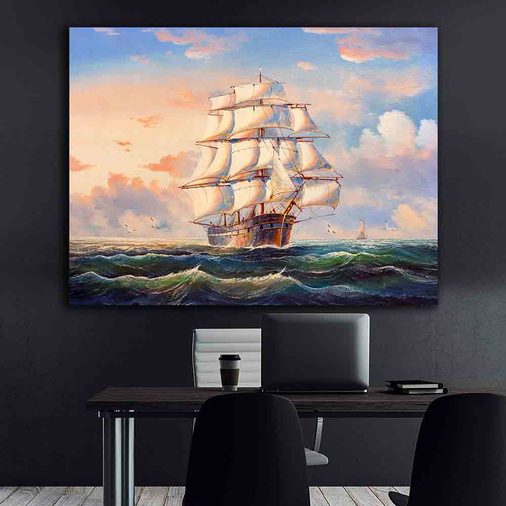 Tablou Canvas - Corabia cu panze